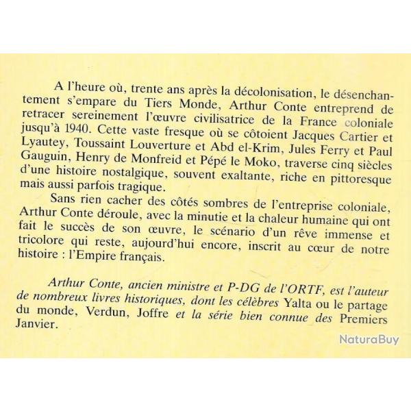 l'�pop�e coloniale de la france d'arthur conte (empire colonial fran�ais)
