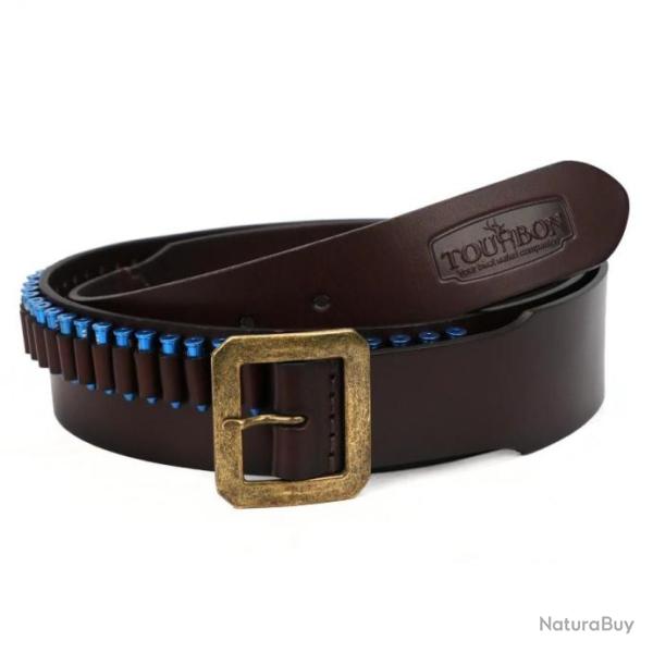 Tourbon Ceinture A Munitions En Cuir Calibre 22LR - LIVRAISON GRATUITE !!