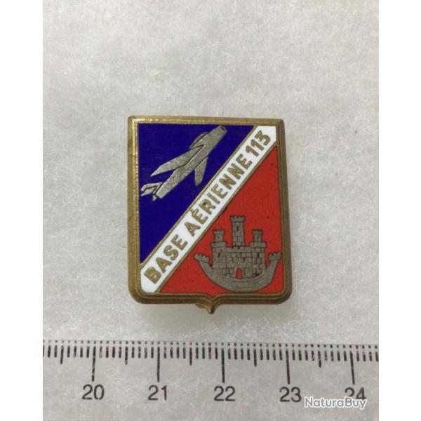FRANCE AVIATION ARMEE DE L'AIR - Insigne Base A�rienne 113 St Dizier