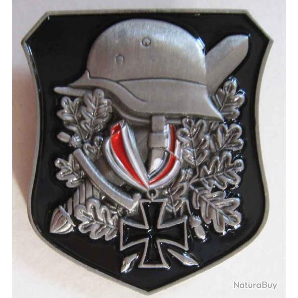 BROCHE BADGE CASQUE ALLEMAND GERMAN HELM WWI  - Ref.11