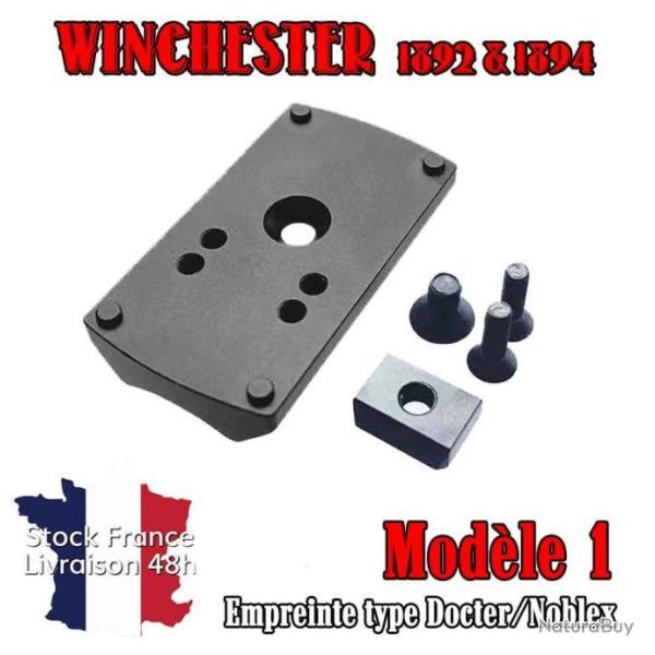 Embase montage pour point rouge pour winchester 1892 et 1894 - Mod�le 1 - Envoi depuis la France