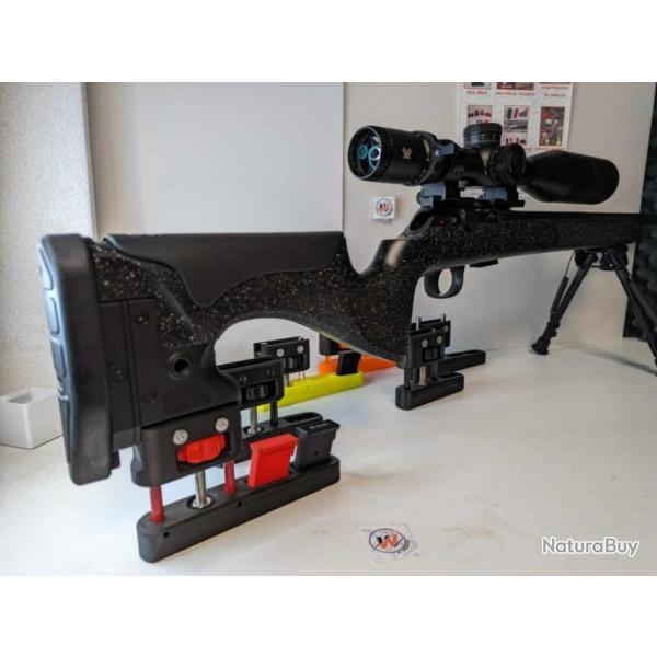 CZ 457 LRP - Bag Rider CUSTOM GRAND - V1- TIGE ACRYLIQUE (Support de sac) CZ 457 LRP - Print 3D