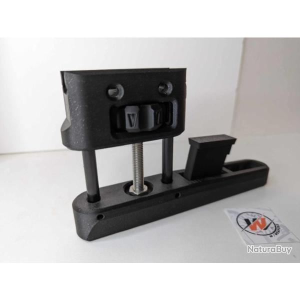 CZ 457 LRP - Bag Rider CUSTOM GRAND - V4- TIGE CARBONE (Support de sac) CZ 457 LRP - Print 3D