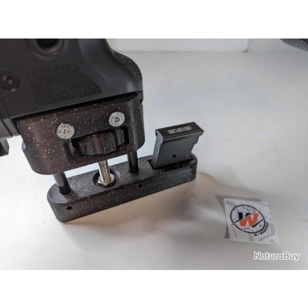 CZ 457 LRP - Bag Rider CUSTOM PETIT V2 -  TIGE FIBRE DE VERRE (Support de sac) CZ 457 LRP - Print 3D