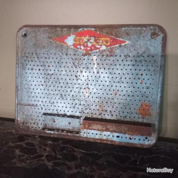 ancienne PLAQUE T�LE WANODA pour outils,garage,