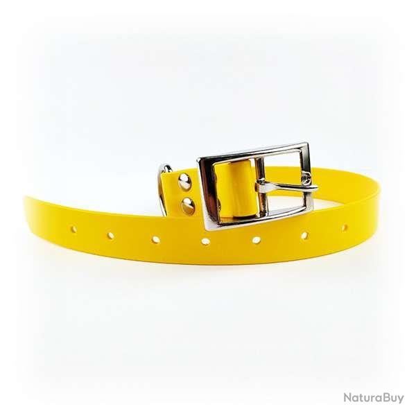 Garmin SportDog Dogtra sangle grav�e standard Biothane� 2,5 x 60 cm jaune oeuf