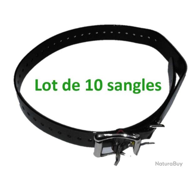 SportDog lot de 5 ou10 sangles origine pour TEK 2.0 noires 10