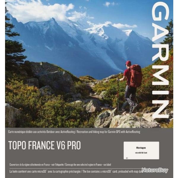 Garmin carte topo France V6 PRO montagne