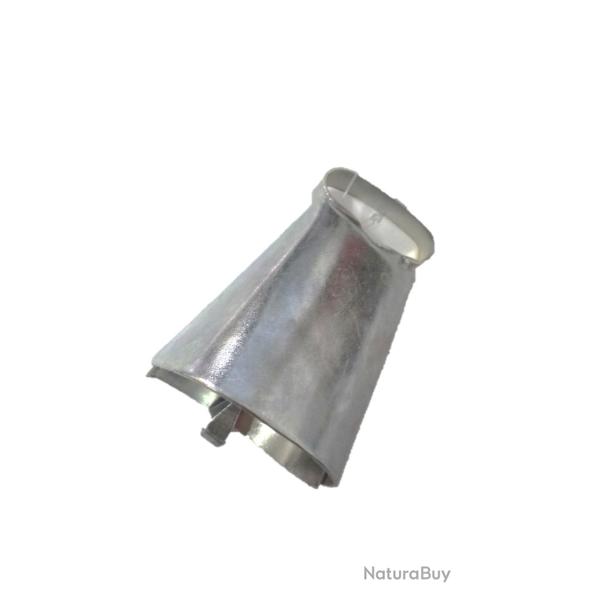 Cloches sonnaillon acier silver 50 mm