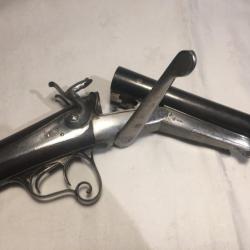 FUSIL DE CHASSE à broche, calibre 16