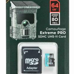 Carte SD pour Cameras de detection 64 Go Camouflage