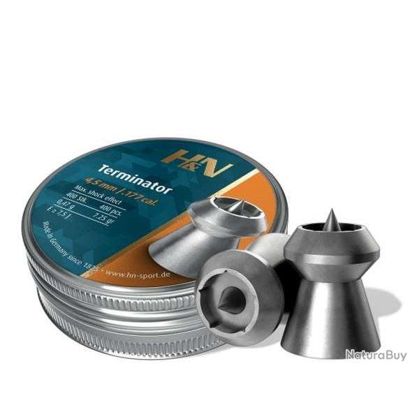 Balles H&N Sport Terminator - Cal. 4.5 - X400