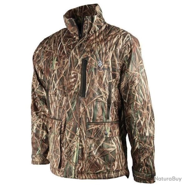Veste Treeland bicolore Camo roseaux vert