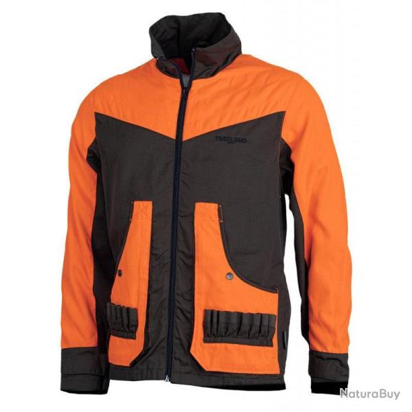 Veste ouverture Treeland bicolore Orange marron