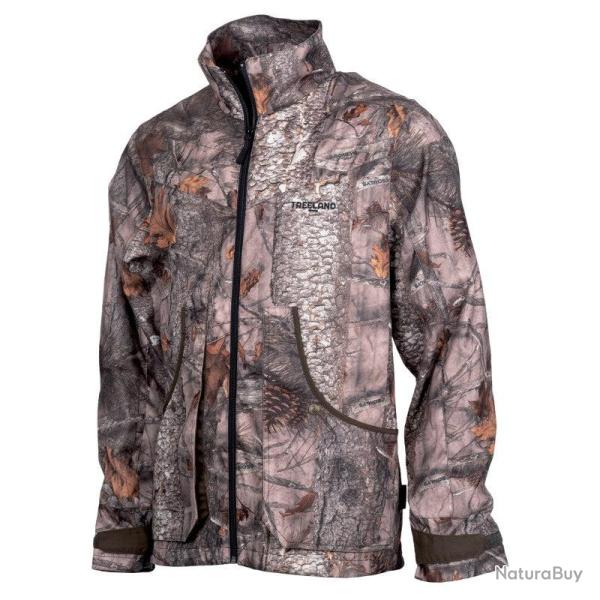 Veste ouverture Treeland bicolore Forest marron