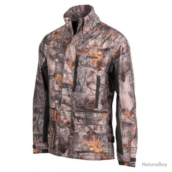 Veste de chasse chaude Treeland bicolore Camo forest vert