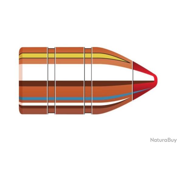Ogives 45 diam.458 250 gr Monoflex x 50 Hornady - sans plombs