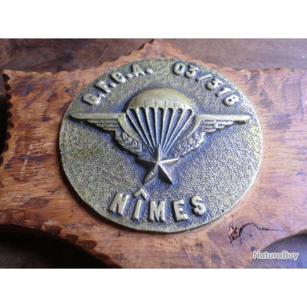support m�daille troupes parachutiste  G F C A  03 / 318