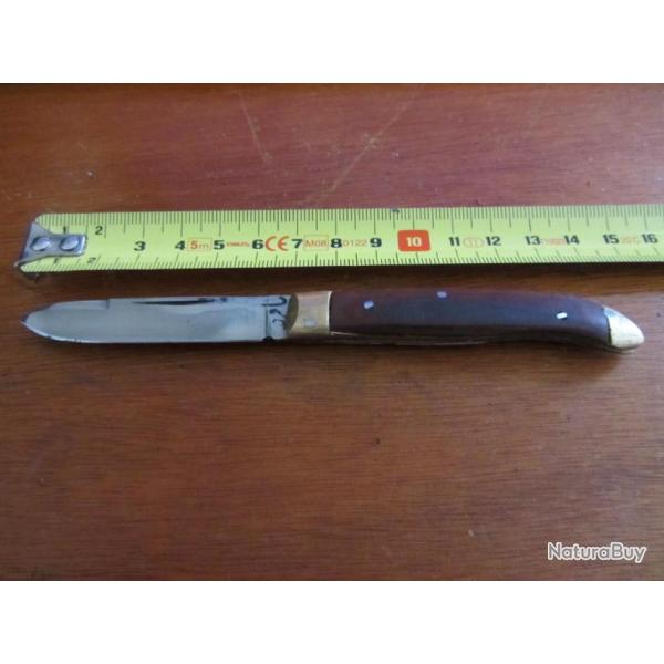 Canif iranien manche bois/cuivre 1950