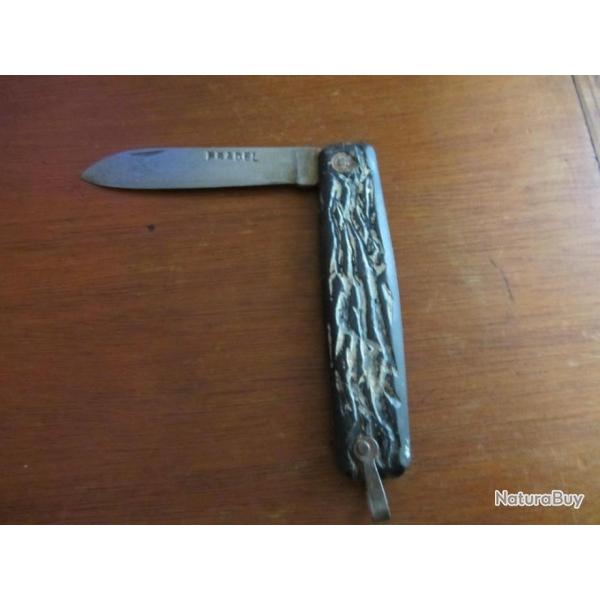 Canif Pradel manche noir & blanc 1960