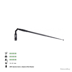 Antenne t&eacute;lescopique Ibiza 125cm RoG / TR DOG V2