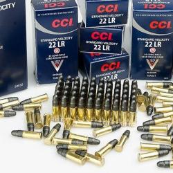 Cartouches CCI STANDARD Calibre 22LR - Boite de 50 unit&eacute;s