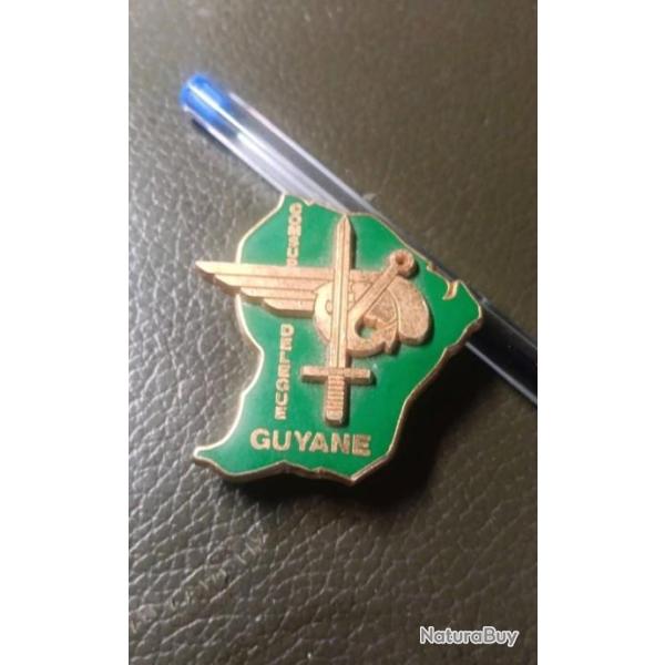 Broche Militaire commandement sup�rieur des forces arm�es Guyane d�l�gu� Drago ref 1612