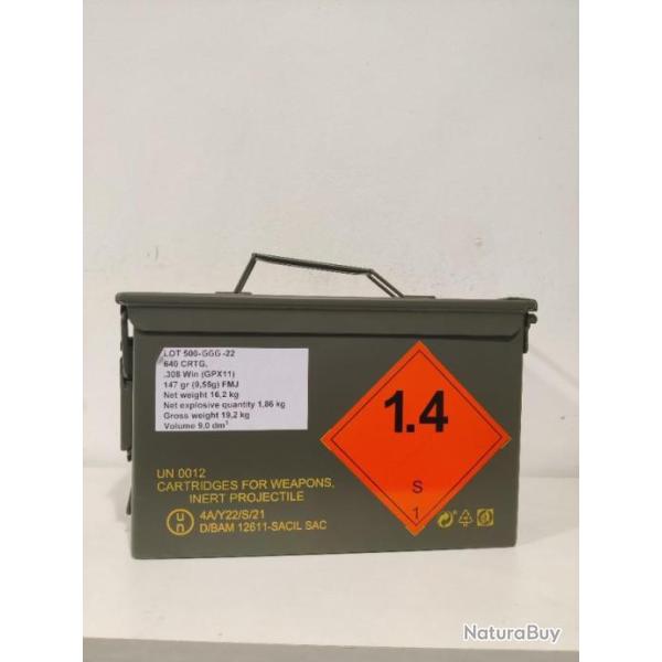 Caisse � munition m�tallique militaire