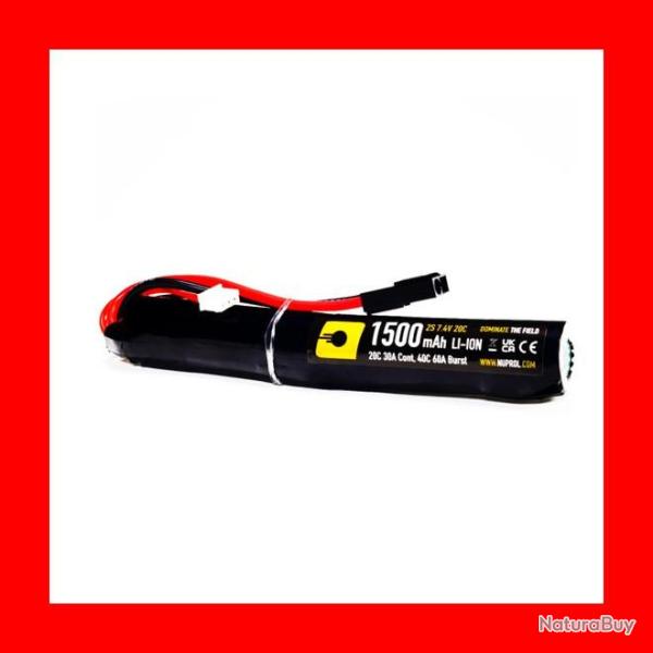 BATTERIE NUPROL NP POWER LI-ION 1500 MAH 7.4V 20C TAMIYA