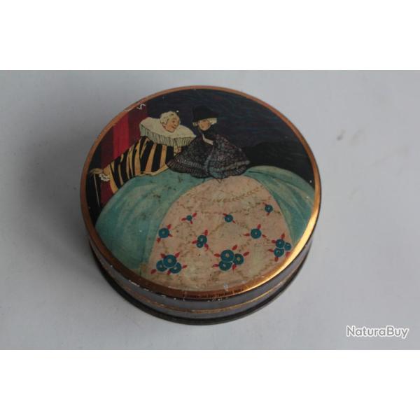 Bo�te � bonbons t�le lithographi�e biscuits imp sirven Toulouse