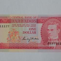 Billet 1 Dollar Barbade 1973 neuf