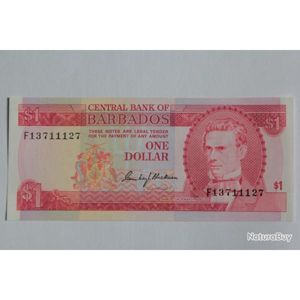 Billet 1 Dollar Barbade 1973 neuf
