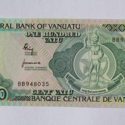Billet 100 Vatu Vanuatu type 1982-89 neuf