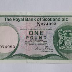 Billet 1 Pound &Eacute;cosse 1986 neuf