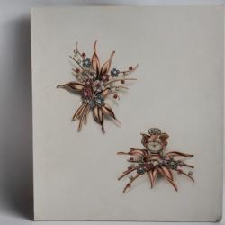 ROLEX Ancien dessin original Montre secr&egrave;te broche bijoux