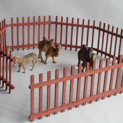 Chameaux Z&egrave;bre Zoo Elastolin Hausser composition Jouet