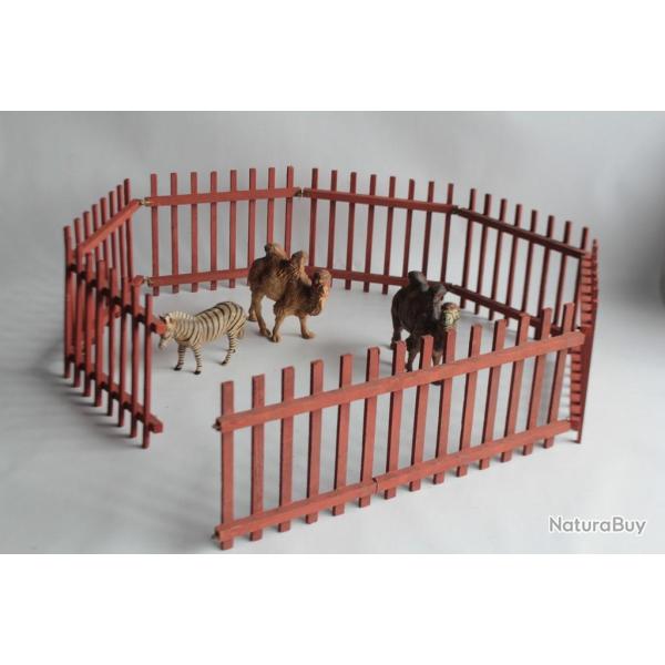 Chameaux Z�bre Zoo Elastolin Hausser composition Jouet