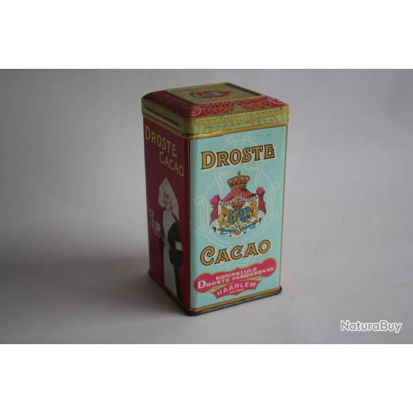 Bo�te chocolats t�le lithographi�e Cacao Droste