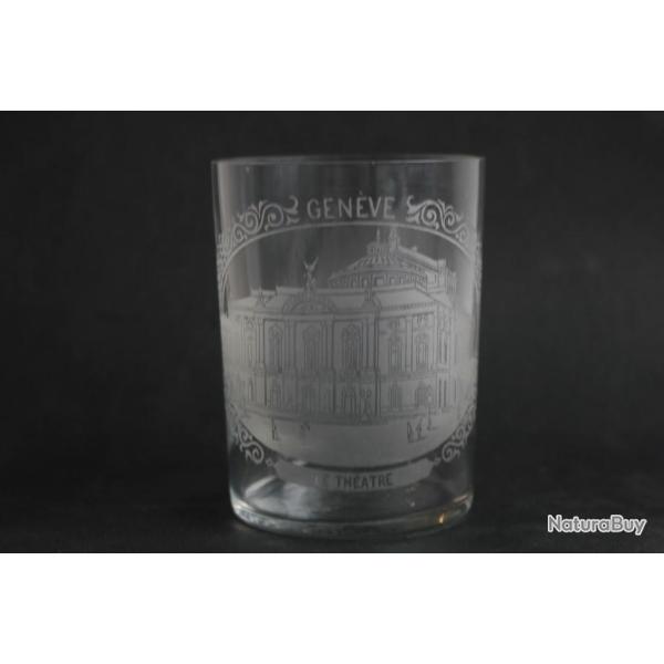 Verre souvenir Gen�ve Le Th��tre