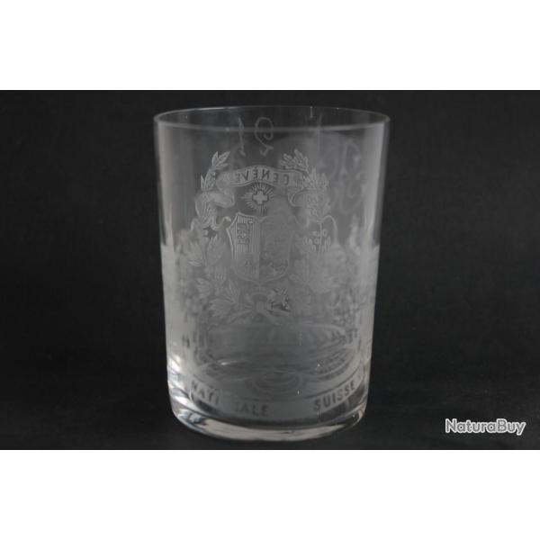 Verre souvenir Exposition nationale Gen�ve