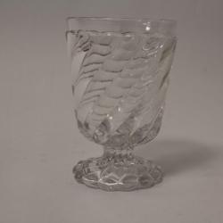 BACCARAT Verre cristal bambou tors