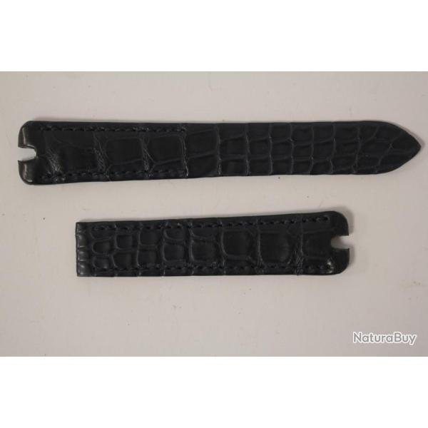 BERTOLUCCI Bracelet montre croco bleu marine 19 mm