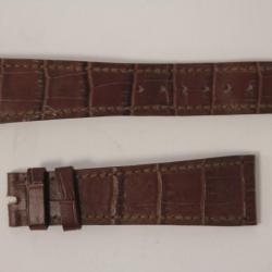 PATEK PHILIPPE Bracelet montre cuir brun 21 mm