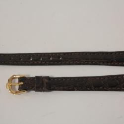 RAYMOND WEIL Bracelet pour montre croco marron 11 mm