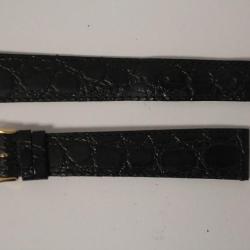 RAYMOND WEIL Bracelet pour montre croco noir 17 mm