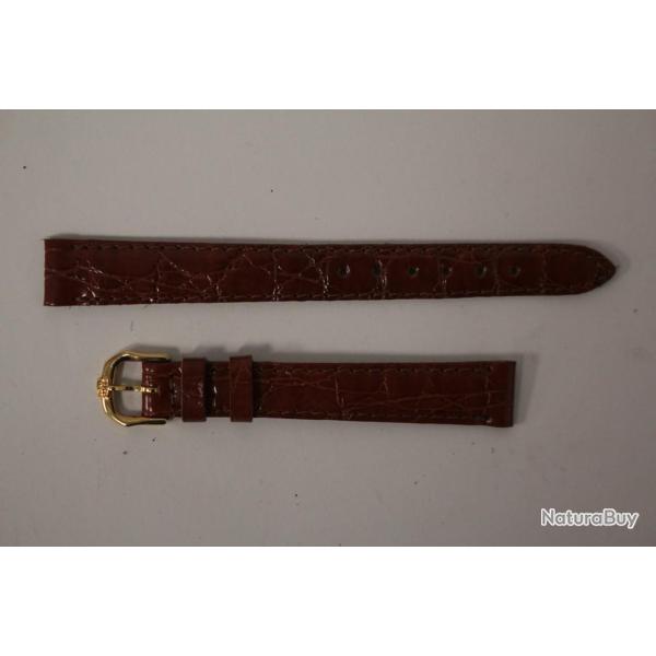 RAYMOND WEIL Bracelet pour montre croco marron 12 mm