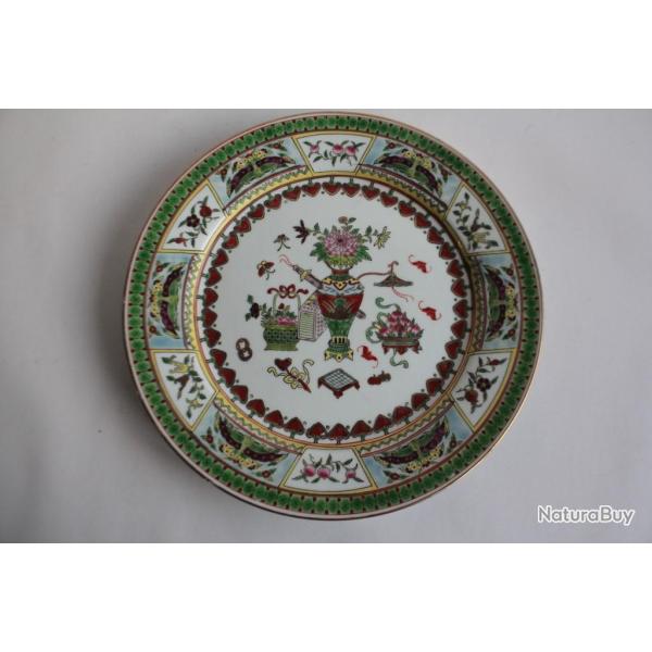 Assiette porcelaine Chine vintage