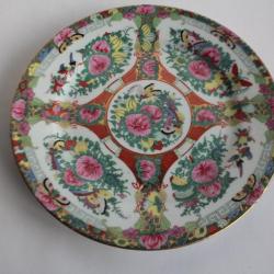 Assiette porcelaine Chine vintage