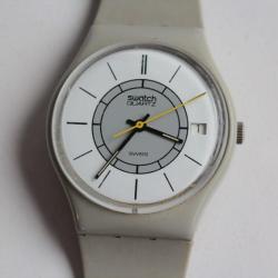 SWATCH Montre Gents Grey Markers GM400 1984