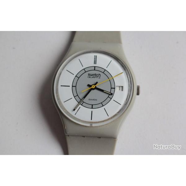 SWATCH Montre Gents Grey Markers GM400 1984